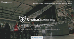 Desktop Screenshot of choicescreening.com