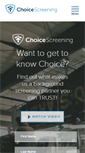 Mobile Screenshot of choicescreening.com